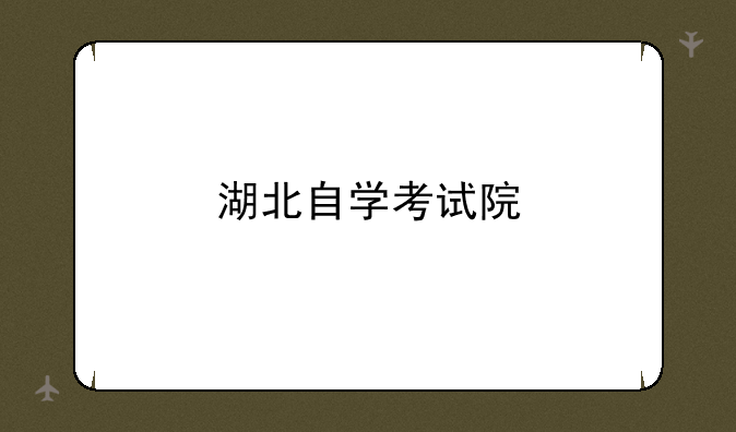 湖北自学考试院