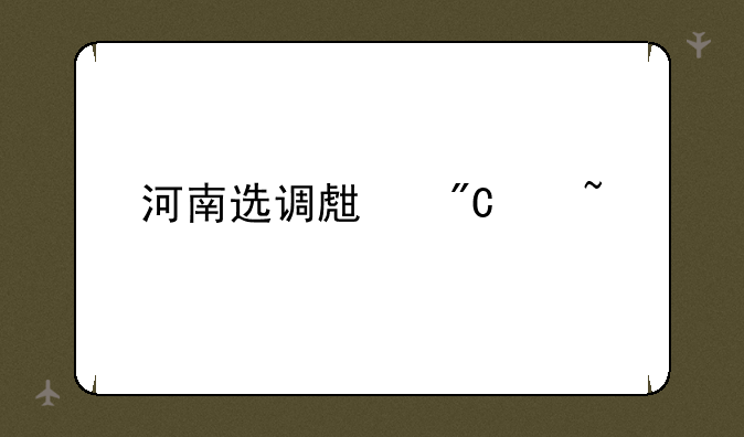 河南选调生成绩查询