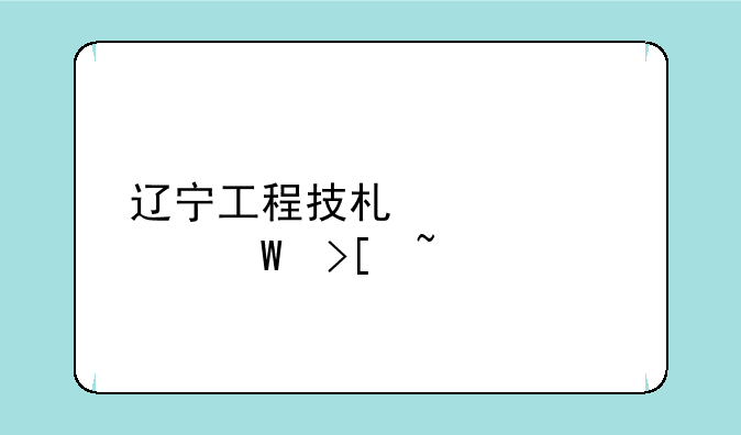 辽宁工程技术大学录取查询